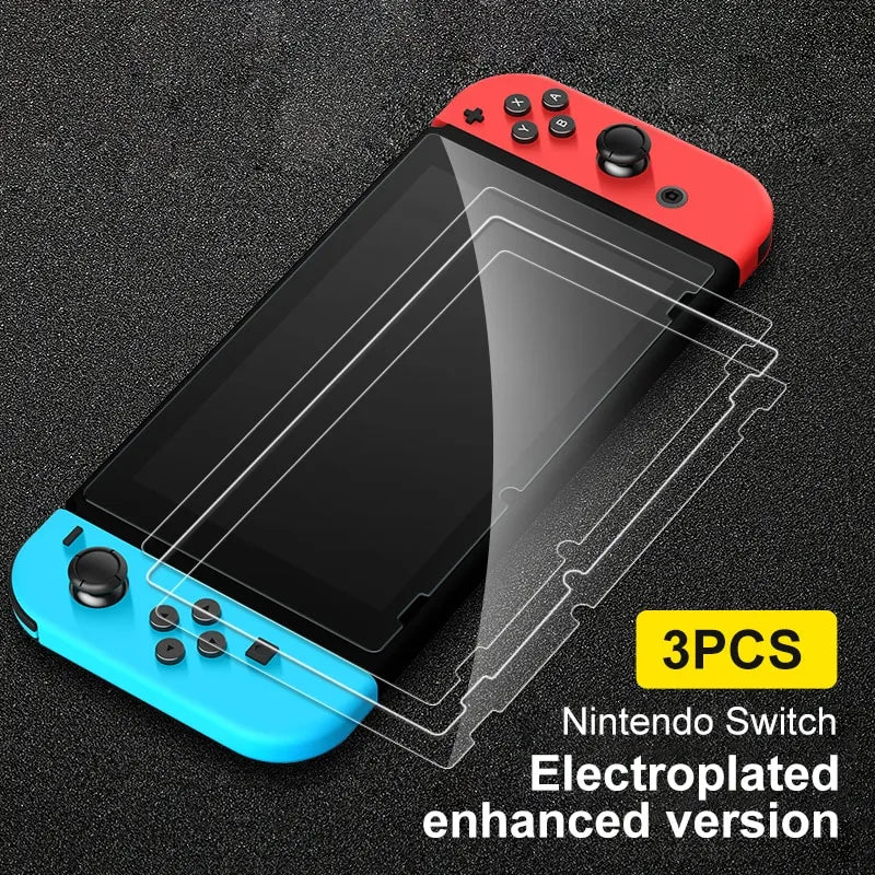 <b>PROTETOR DE TELA DE VIDRO TEMPERADO NINTENDO SWITCH CRYSTAL SHIELD</b>