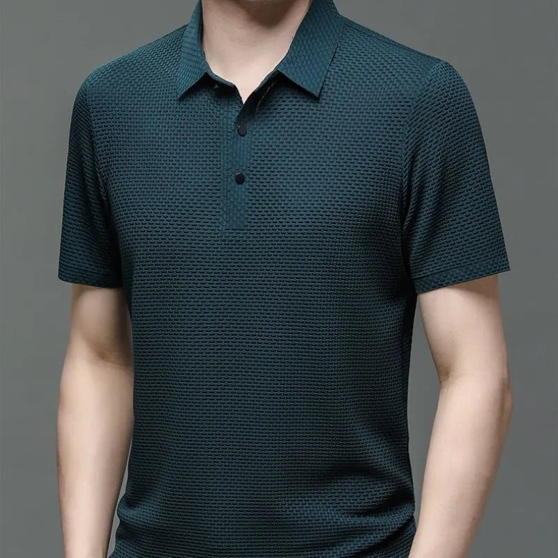 <b>CAMISA POLO MASCULINA COM MANGA CURTA FROST WAVE</b>