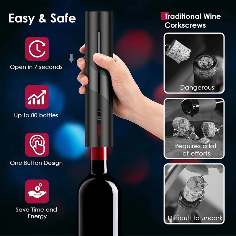 <b>ABRIDOR DE VINHO AUTOMÁTICO DE VINHO WINE EASE</b>