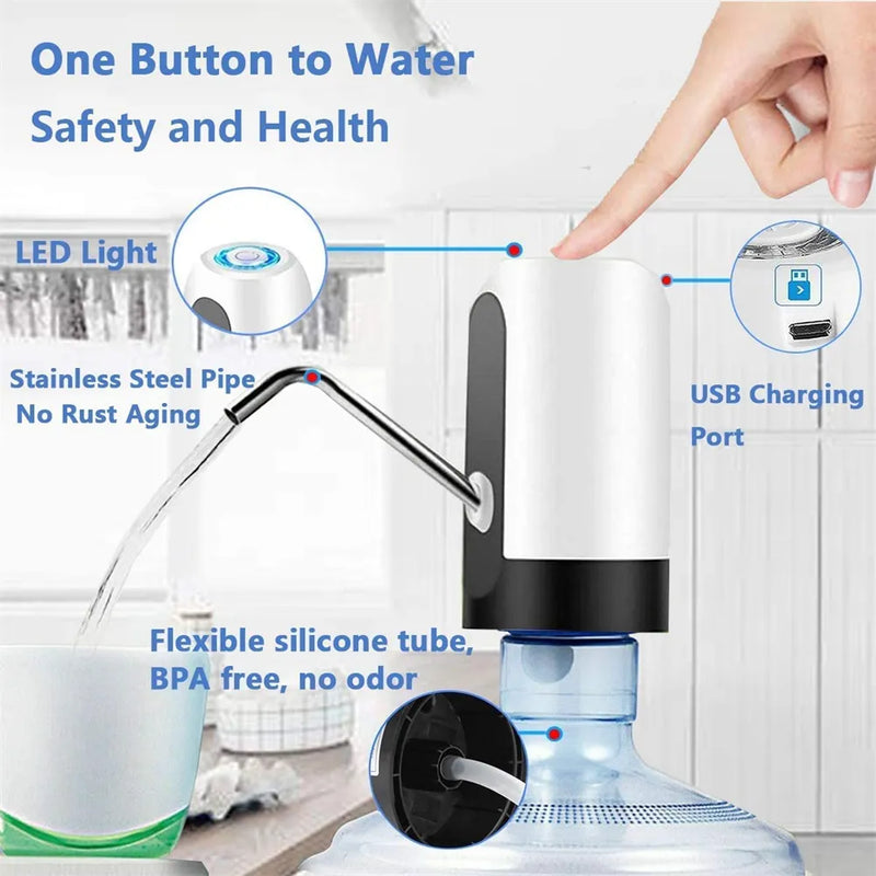 <b>BOMBA DE ÁGUA PORTÁTIL ELÉTRICO COM DISPENSADOR ACQUA TECH</b>